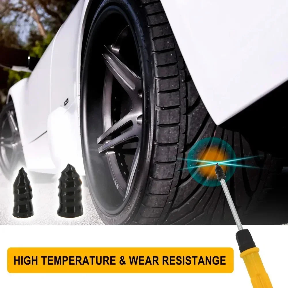 Clous de Réparation Pneus Tubeless – Kit 21 pcs Bouchons Caoutchouc Anti-Crevaison