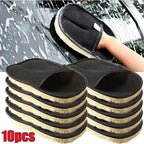 1/10 pièces éponge de nettoyage de voiture gant de polissage de voiture gant de lavage gants de lavage en Microfibre pour automobile cuisine maisons nettoyant laine
