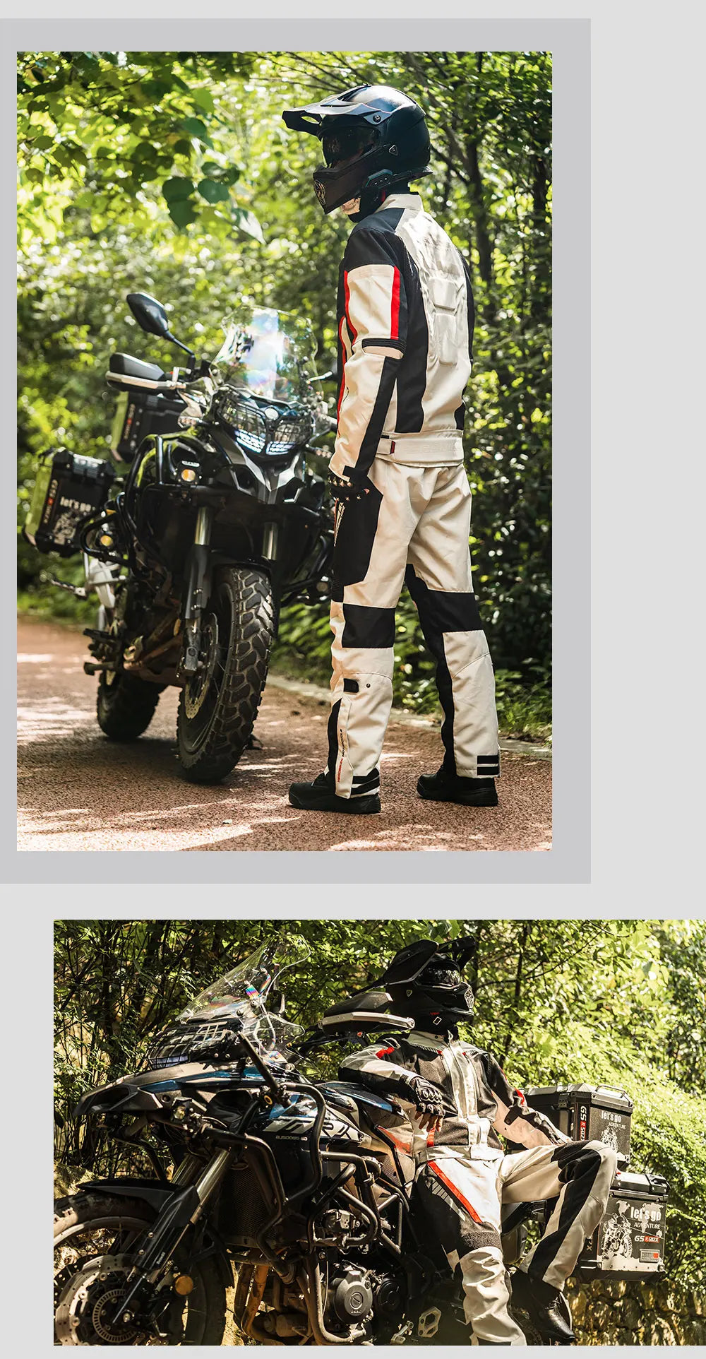 HEROBIKER veste de Moto imperméable homme veste de course pantalon de Moto portable vêtements de Moto avec Protection EVA