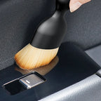 Brosse douce de nettoyage de ventilation de voiture, avec boîtier, outil de nettoyage intérieur de voiture, brosse artificielle de voiture, dépoussiérage de fentes de voiture, détails de voiture