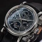 Sugess – montre-bracelet pour hommes, ST1908, mouvement à col de cygne, chronographe mécanique, véritable calendrier de phase de lune, cuir Vintage, nouveau 2026