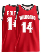 Maillot de basket rouge # 14 Sweat-shirt décontracté sportif – Coupe respirante et décontractée, adapté aux fêtes d'entraînement et aux vêtements décontractés