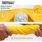 TACVASEN-Polo d'été 72% en coton pour homme, t-shirt de golf respirant, sport actif, randonnée, t-shirts de travail décontractés