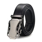 Ceinture pour hommes d'affaires de mode véritable marque de luxe ceinture boucle en métal ceinture en cuir PU de haute qualité ceinture souple avec pantalon Cargo jean