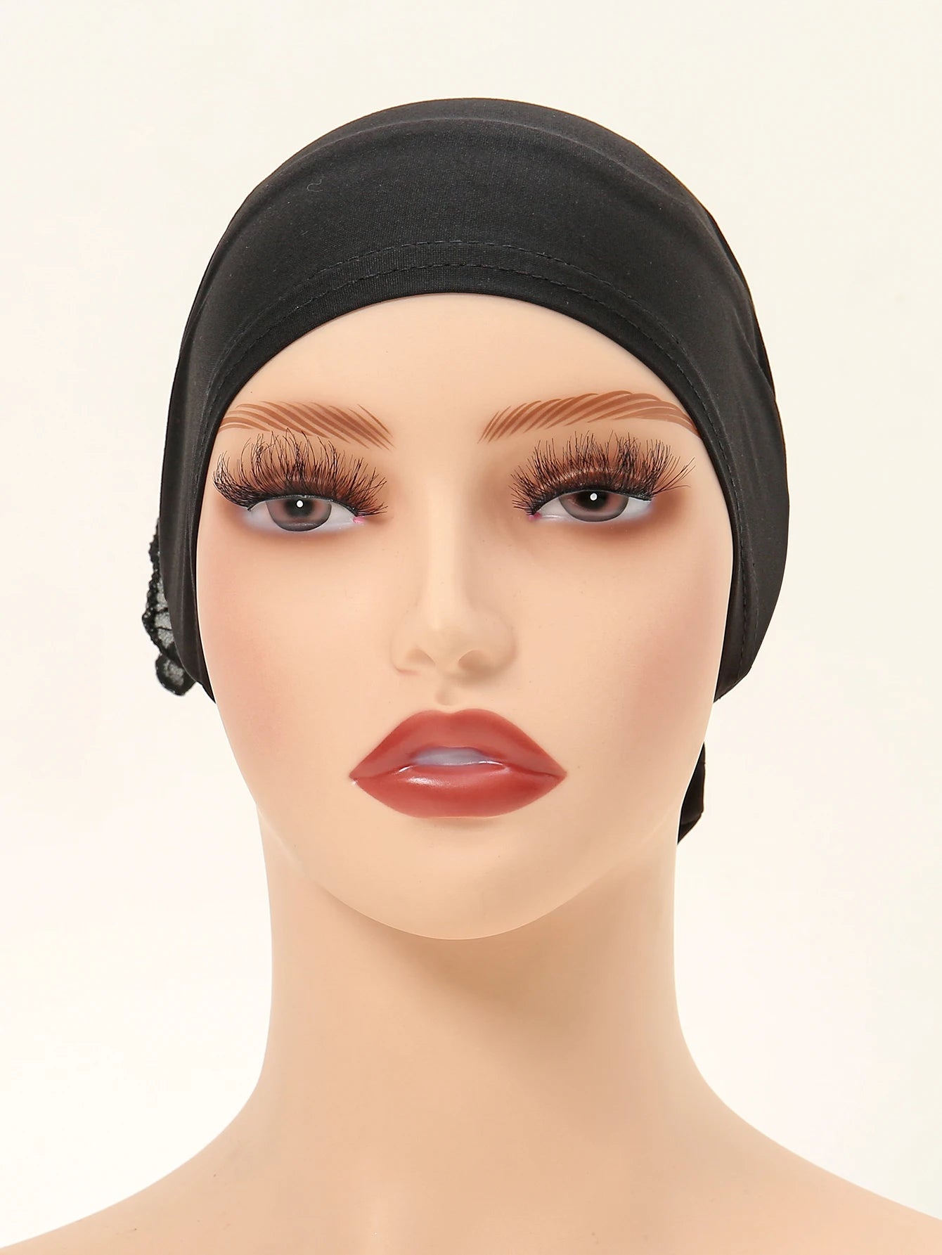Mousseline de soie pour femmes musulmanes, panhua, chapeau astronomique fin, enveloppement de la tête Islam, turban arrière, bande de sauna féminine, document solide