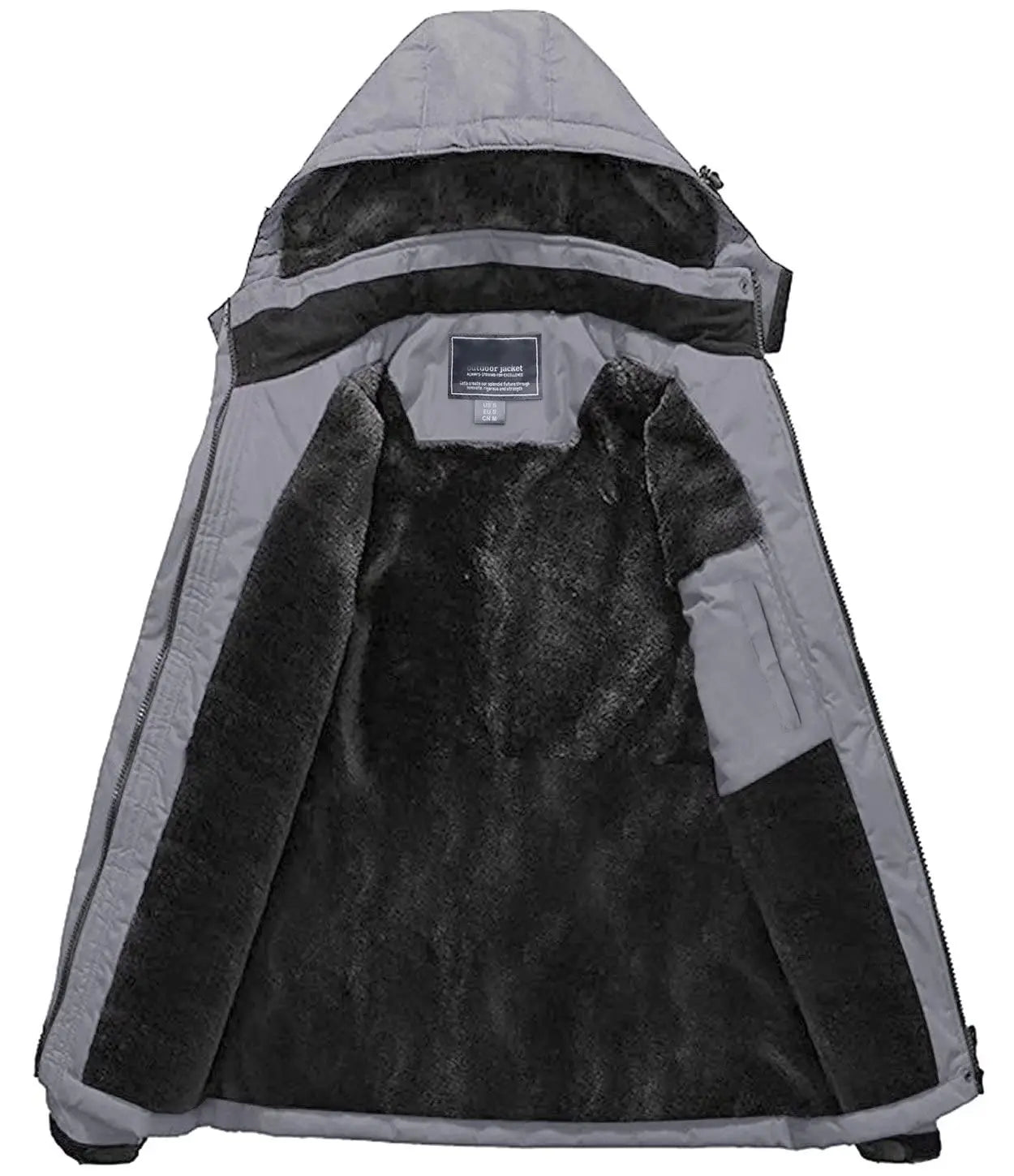 TACVASEN vestes de Ski d'hiver pour hommes manteaux polaires imperméables veste de Snowboard thermique isolée Parka imperméable avec capuche Parka homme