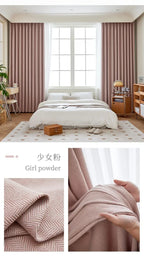 Rideaux en chenille beige épais à chevrons sur mesure pour salon, salle à manger, chambre à coucher – Décoration occultante de luxe et tendance
