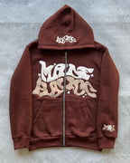 Sweat à capuche avec fermeture éclair pour femmes et hommes, rétro américain, étoile et lettres imprimées, Section printemps-automne Y2K, veste Cardigan de marque à la mode paresseuse