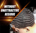 Gel ondulé 360 pour contrôle des frisottis, crème nourrissante à forte tenue pour cuir chevelu, pommade naturelle Anti-perte de cheveux en argile pour hommes noirs africains