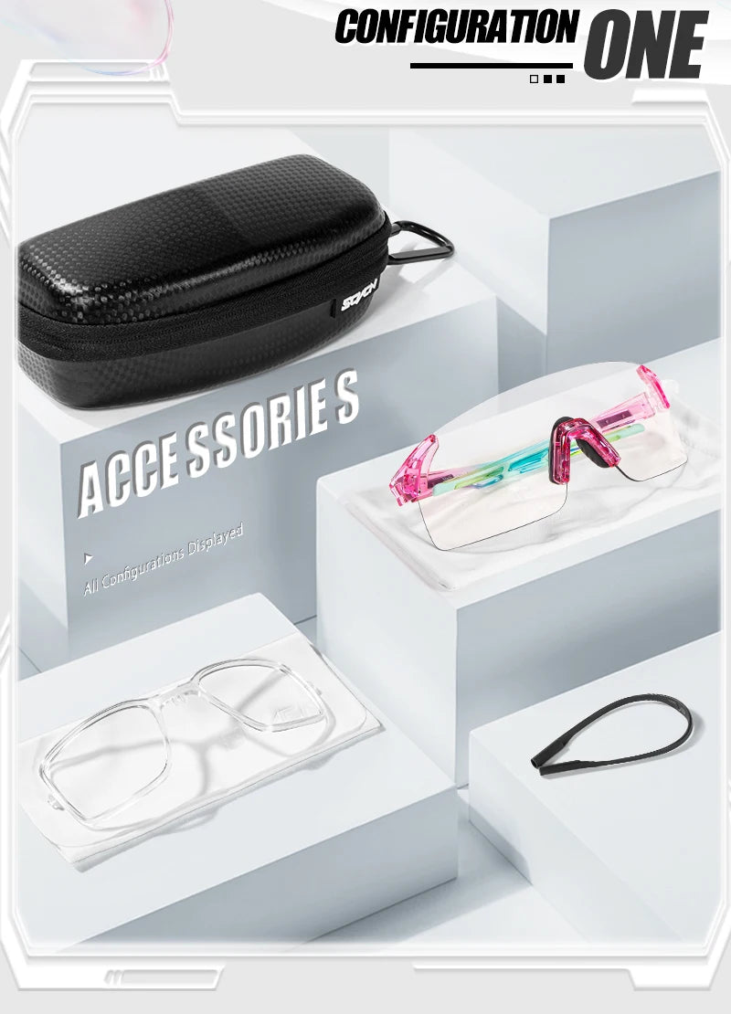 SCVCN extérieur Anti-buée photochromique lunettes de soleil hommes route Anti-buée cyclisme lunettes vélo femmes vélo vtt UV400 lunettes de sport