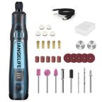 JANGKLIFE USB Kit d'outils rotatifs sans fil stylo de gravure sur bois bricolage pour bijoux métal verre Mini perceuse sans fil