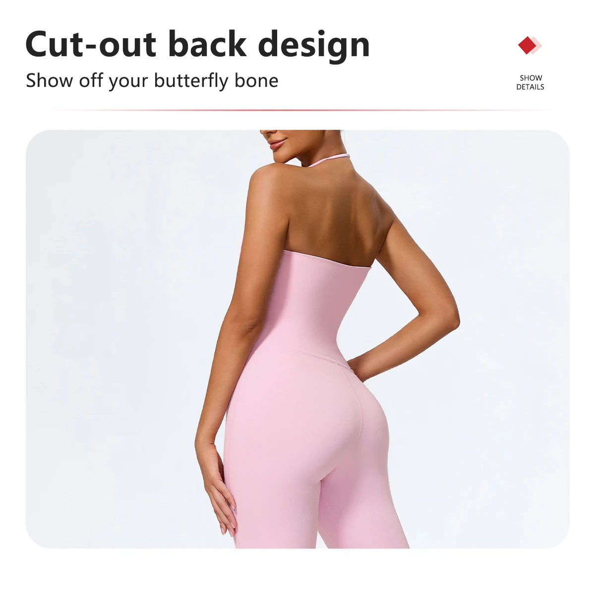 Nouvelle combinaison de yoga sans manches pour femme, salopette évasée de sport à dos nu pour la gym, tenue de sport pour femme
