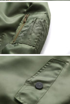 Veste bombardier pour hommes, nouvelle collection printemps-automne 2026, vestes de Baseball pour hommes, vêtements d'extérieur pour pilotes, manteau vert armée, fermeture éclair, uniforme tactique pour hommes