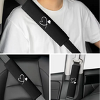Love Housse de ceinture de sécurité pour voiture – Protecteur d'épaule doux et confortable, améliore l'expérience de conduite, adapté à tous les modèles de voitures