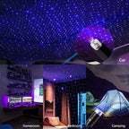 LED ciel étoilé lampe voiture Laser étoile toit lumière 5V USB alimenté galaxie étoile atmosphère lumière projecteur lampe pour chambre plafond décor