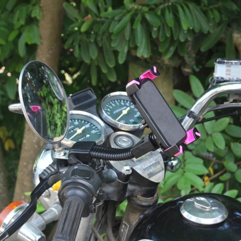 Support de téléphone pour Moto, Support de rétroviseur pour Scooter, sac étanche, accessoires pour téléphones mobiles