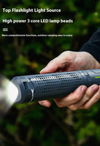 Lanterne de Camping télescopique 8000mAh, lampes de poche étanches rechargeables, lampe de Camping à intensité variable, lumière d'urgence pour Camping et randonnée