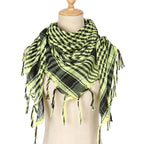 Foulard Hijab à carreaux pour hommes et femmes, foulard arabe du désert, doux, tactique, randonnée, Turban unisexe, châle militaire, nouvelle collection 2026