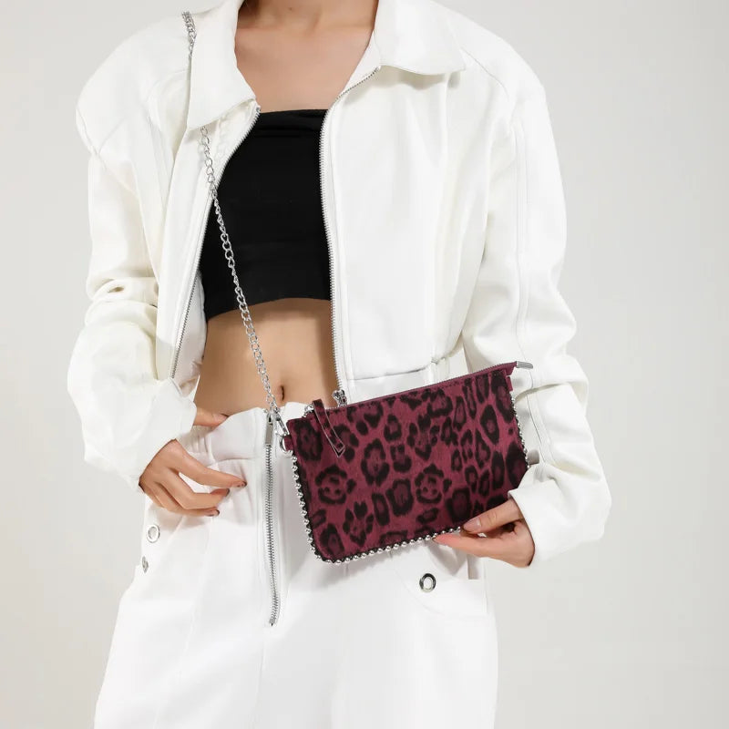 Sacs à bandoulière Design de couleur unie pour femmes chaîne de mode sacs à Main de téléphone portable Sac à bandoulière de mode Sac A Main femme
