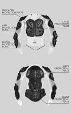 Veste de Motocross pour hommes, armure corporelle, armure de Moto, résistante à l'usure, Anti-chute, veste de course de vélo, Protection de Moto