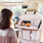 Organisateur de siège arrière de voiture - Sac de rangement suspendu, plateau de table pour siège arrière, planche de bureau montée sur véhicule
