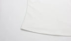 Ahagaga Fashion T-shirt d'été polyvalent pour femme, style club, avec découpe à la poitrine, manches courtes, effet taille cintrée, Y2k, sexy et décontracté