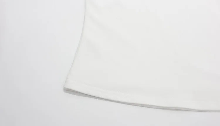 Ahagaga Fashion T-shirt d'été polyvalent pour femme, style club, avec découpe à la poitrine, manches courtes, effet taille cintrée, Y2k, sexy et décontracté