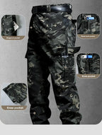 Pantalon de travail tactique résistant à l'eau pour hommes, poches multiples, Fans militaires d'extérieur, pantalons décontractés, Style américain printemps automne