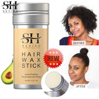 Cire coiffante professionnelle pour femmes, pommade Anti-frisottis, lissante, cheveux cassés, boue, cheveux en désordre, tige de cire de contrôle pour perruques naturelles