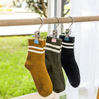Pinces à linge en acier inoxydable, 5 à 30 pièces, pinces à linge, crochet Portable, pince à vêtements suspendue, organisateur de vêtements de garde-robe