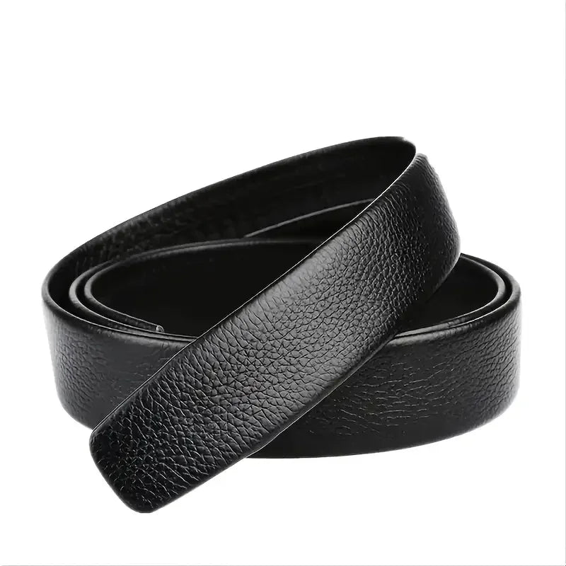 Ceinture pour hommes d'affaires de mode véritable marque de luxe ceinture à boucle en métal ceinture souple en cuir PU de haute qualité avec pantalon Cargo jean