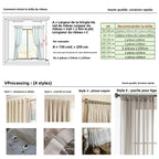 Rideau occultant coupe-vent pour fenêtre de salon, épais et chaud, insonorisé, pour l'hiver et le froid, pour chambre à coucher