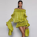 Haut plissé chic et féminin, style vintage, élégant, modeste, glamour, drapé, fluide, pour femme, décontracté, tendance, pour soirée ou streetwear