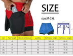 Short de compression pour hommes, short de sport, d'entraînement, de course, d'été, à séchage rapide, en un