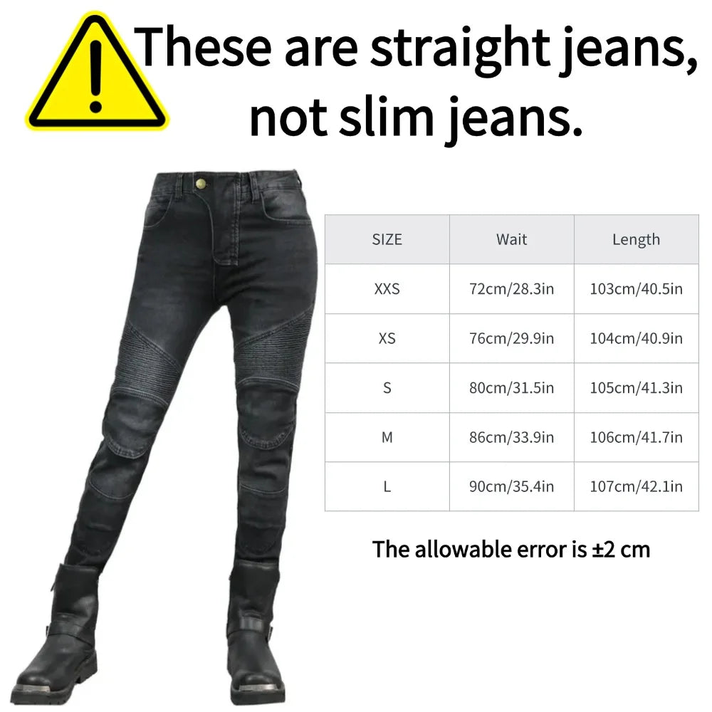 Pantalons de Moto femmes Moto jean équipement de protection équitation Touring Moto Pantalon Motocross Pantalon Pantalon Moto Pantalon