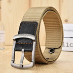Ceinture en toile à broches pour hommes et femmes, ceinture décontractée, pantalon cargo, jeans, extérieur, escalade, sport, entraînement, environnement, mode