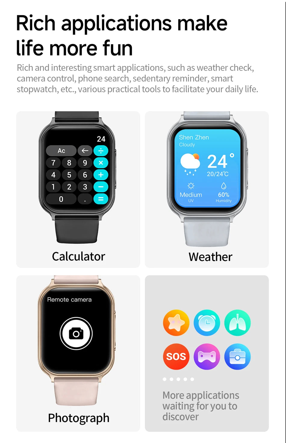 Nouvelle montre connectée 2026 pour femmes, suivi sportif et de forme physique, étanche IP68, fréquence cardiaque 24h intégrée, appels Bluetooth, montre connectée tendance pour femmes