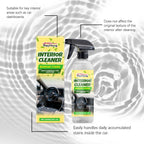 Nettoyant pour intérieur de voiture, élimine efficacement les taches de graisse de la poussière, nettoie les vernis du tableau de bord intérieur améliore la brillance, Agent de rénovation