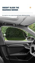 SEAMETAL pare-soleil de voiture rideau de fenêtre latérale avant fenêtre arrière pare-soleil été UV blocage ventouse rideaux de Protection solaire de voiture