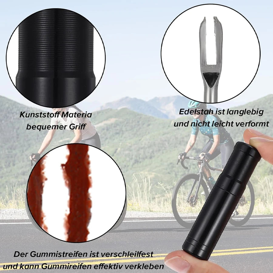 Kit de Réparation Pneus Tubeless Vélo – Compact & Ultra-Léger