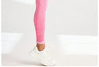 Leggings de Yoga de ponçage en Nylon pour femmes, pantalons serrés sans couture, haute élasticité, Sexy, levage des hanches, pantalons d'entraînement, de course, de gymnastique