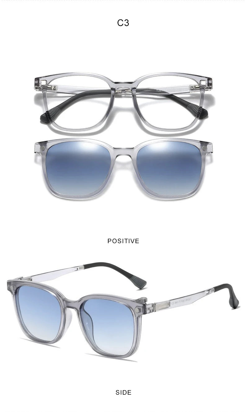 SENEVIEVE-Lunettes de soleil polarisées à clipser pour femmes, lunettes optiques de protection UV, anti-absorbe ouissement, délinquants personnalisés, TJ2192