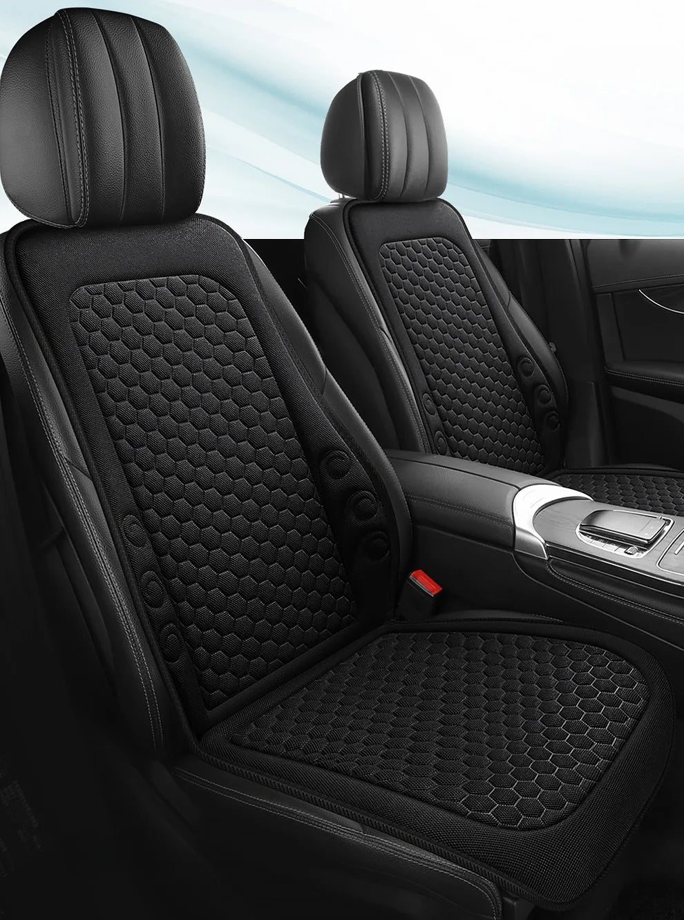 Coussin de siège avant de voiture confortable et respirant, housses Premium simples avec protection antidérapante, convient à la plupart des voitures, 1 pièce