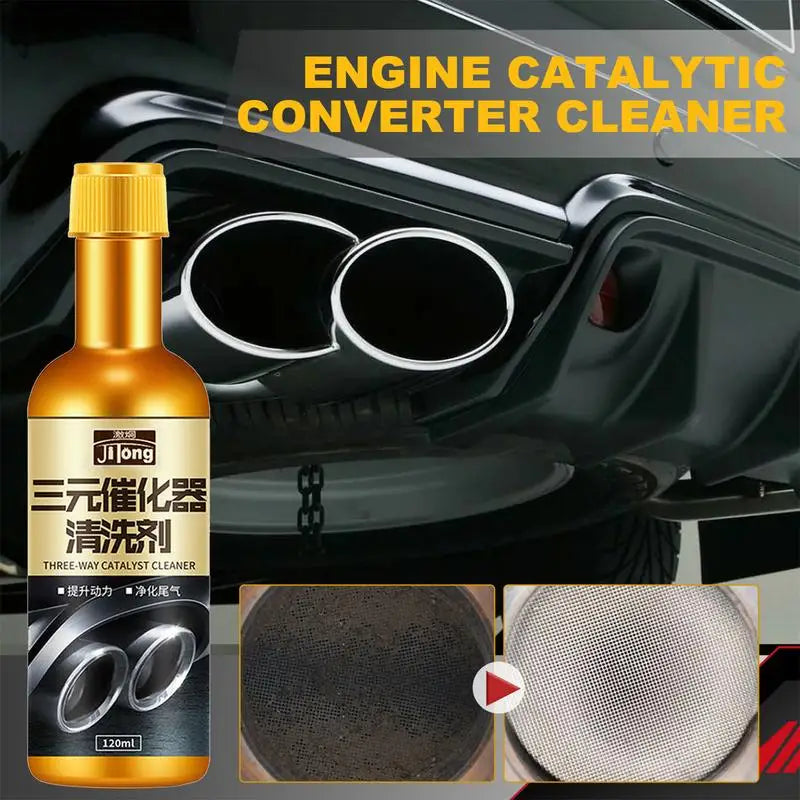 Agent de nettoyage catalytique à 3 voies pour moteur de voiture, dissolvant de carbone pour carburateur automobile, nettoyeur de moteur de 120ml, nettoyeur de convertisseur catalytique d'huile