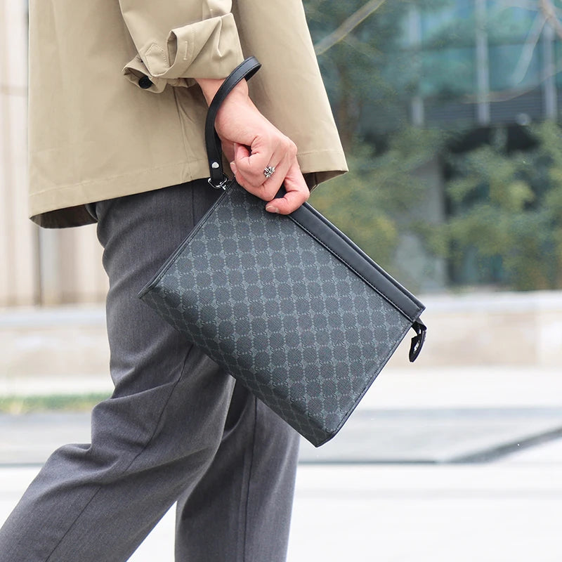 Nouveaux hommes pochettes sacs homme portefeuilles enveloppe sac sac à main affaires mâle téléphone pochettes concepteur hommes sacs bracelets sacs