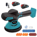 Polisseuse de voiture aste sans fil, polisseuse électrique, outil à distance pour Makita, 6 vitesses, 18V, 2 piles, 5000 tr/min, 150mm