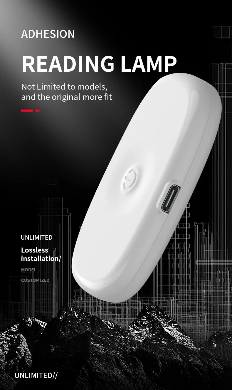 Lampe de lecture LED pour voiture, éclairage intérieur, éclairage de coffre, monté au plafond, intérieur et arrière, éclairage tactile