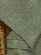 Printemps et été matcha japonais, rideaux en coton et lin vert rideaux transparents, rideaux opaques, lin luxueux pour chambres à coucher