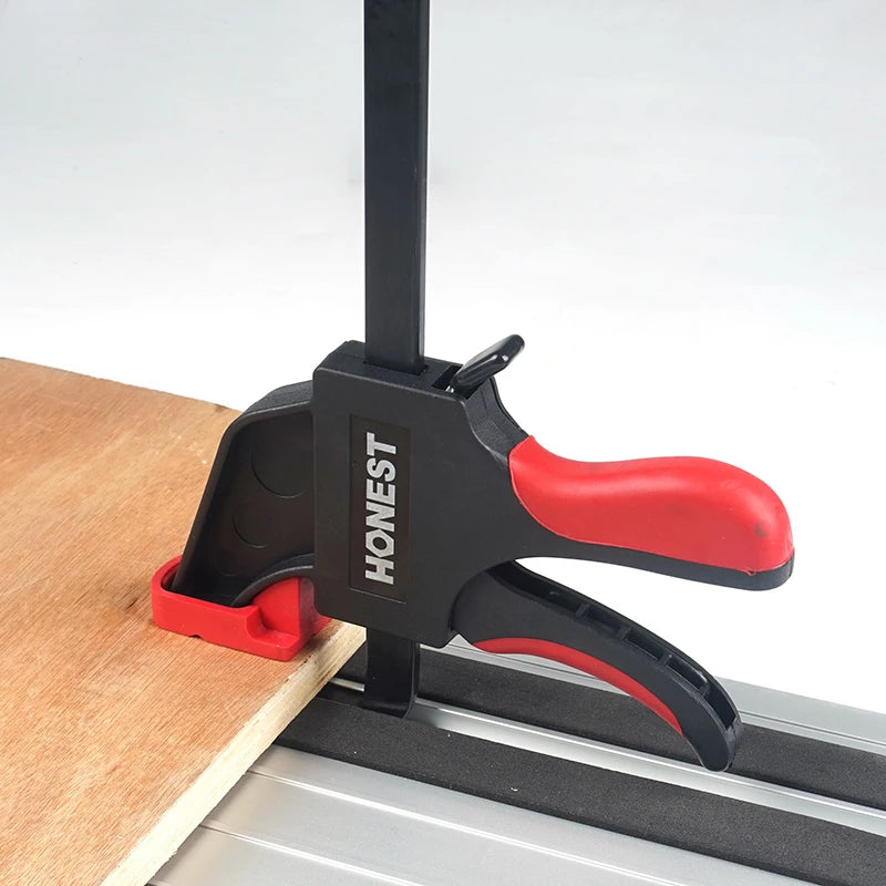 Clip F à dégagement rapide de 30cm pour Rail de scie, plaque de pression, trou de bureau, Clip de Table pour Rail de guidage, outil de bricolage pour le travail du bois