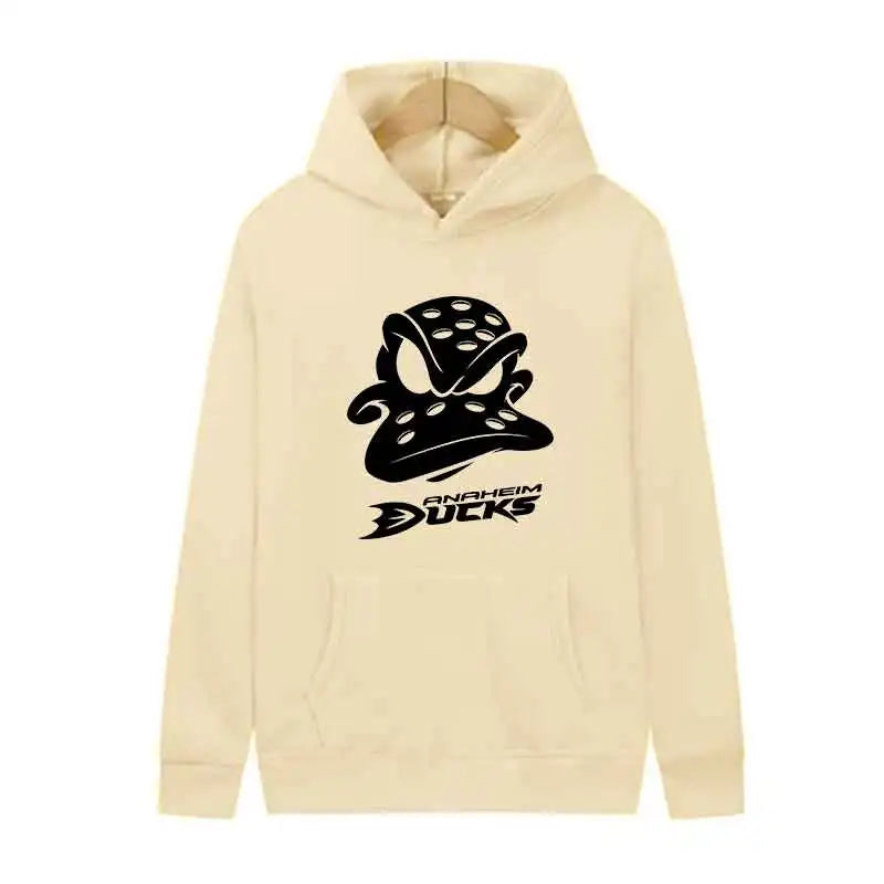 Sports de plein air Jogging à capuche canards imprimer tendances de la mode hauts automne hommes décontracté Streetwear pull printemps unisexe vêtements